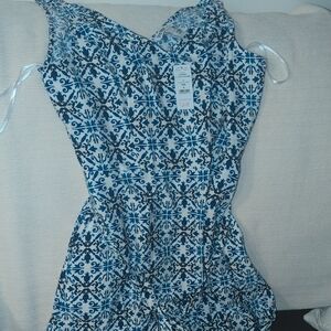 Blue and White Amalfi Coast Dress